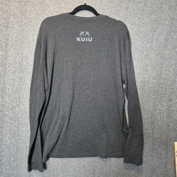 KUIU Mens XL T-shirt Lot Of 2 Ultralight Hunting Long Sleeve Gray - Picture 10 of 11